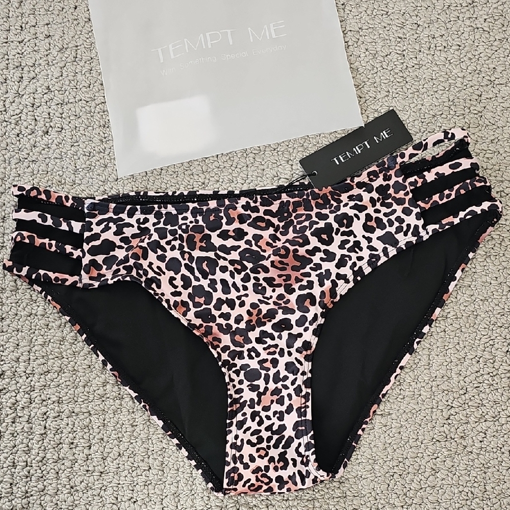 Tempt Me Leopard Print Bikini Bottom